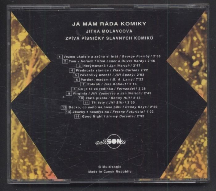 Jitka Molavcová - Já mám ráda komiky (CD)