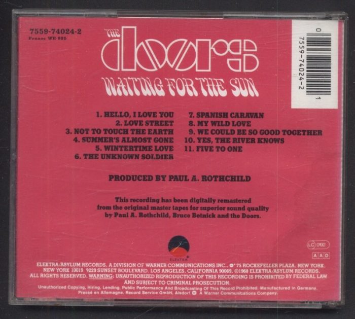 The Doors - Waiting For The Sun (CD)