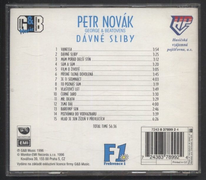 Petr Novák, George a Beatovens - Dávné sliby (CD)