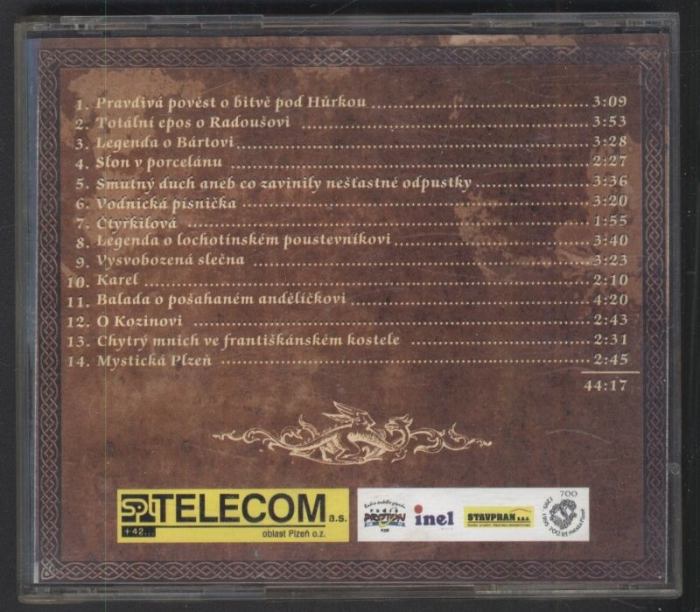 Démophobia, Déma von Nouze - Démophobia aneb Plzeňské pověsti, písně a jiné plísně, jak je vyvedl Déma von Nouze za pomoci svých kupánů (CD)