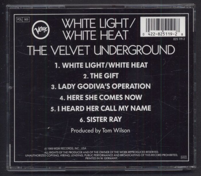 The Velvet Underground - White Light/White Heat (CD)
