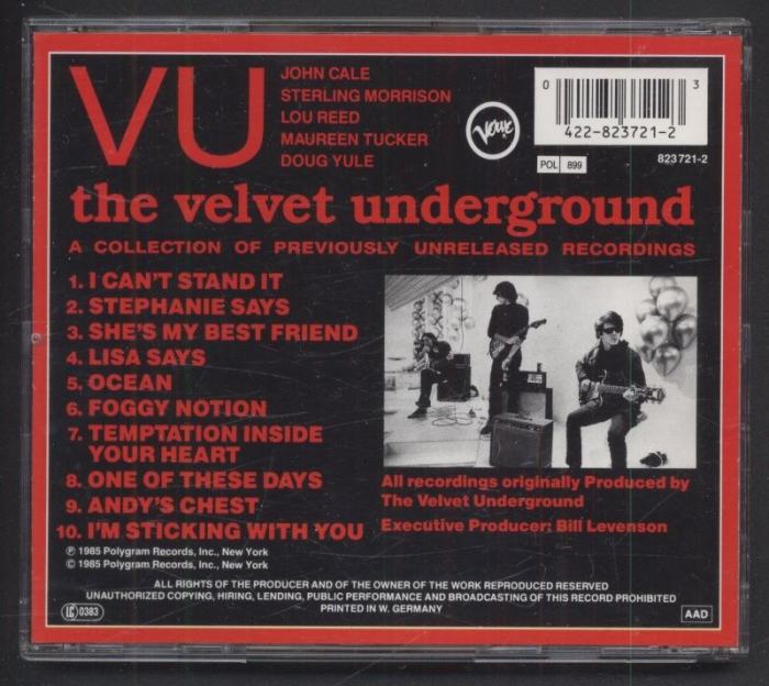 The Velvet Underground - VU (CD)
