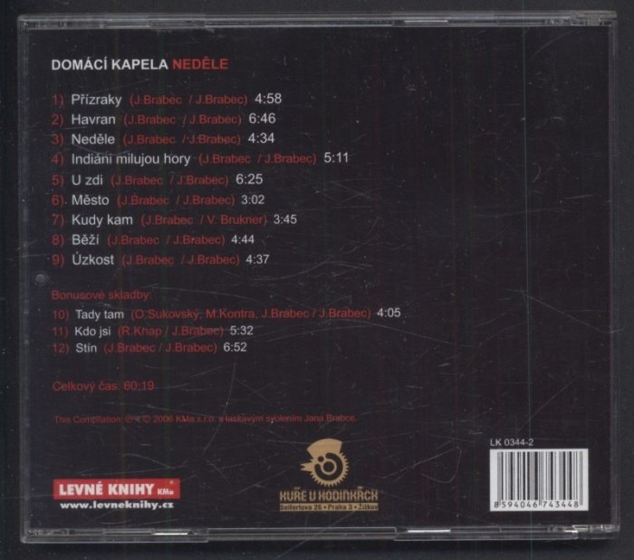 Domácí kapela - Neděle (CD)