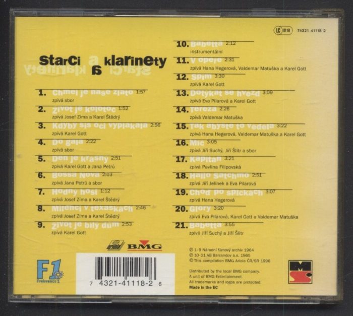 Various - Starci a klarinety (CD)