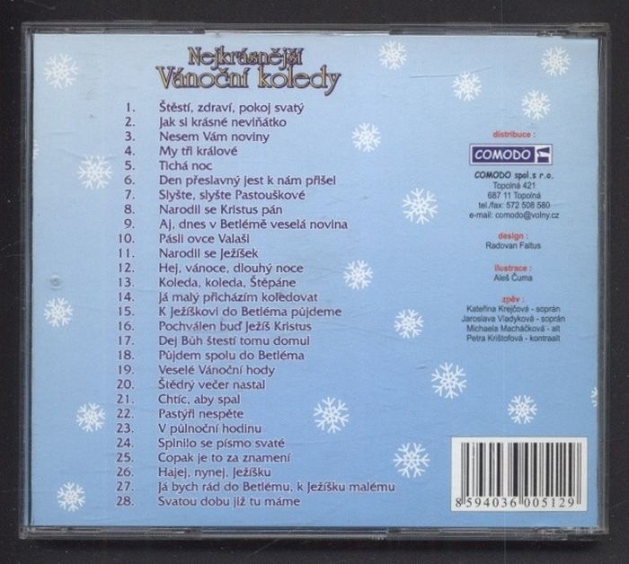 Various - Nejlepší české vánoční koledy (CD)