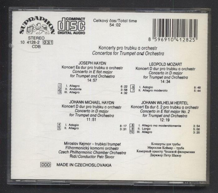 Miroslav Kejmar - Trumpet Concertos (CD)
