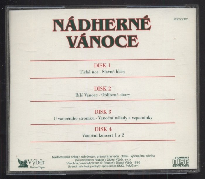 Various - Nádherné Vánoce (4CD)