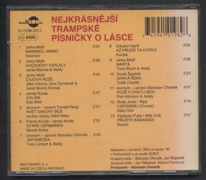 Various - Nejkrásnější trampské písničky o lásce (CD)
