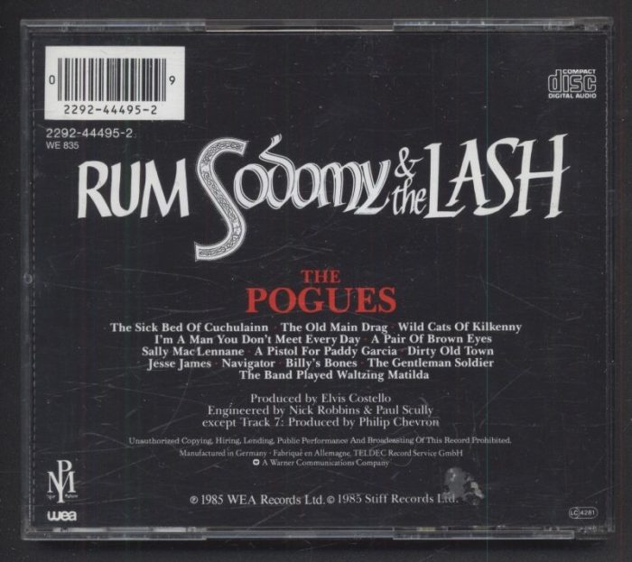 The Pogues - Rum, Sodomy a The Lash (CD)