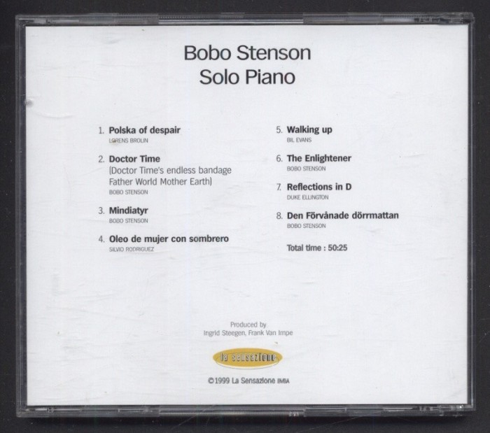 Bobo Stenson - Solo Piano (CD)