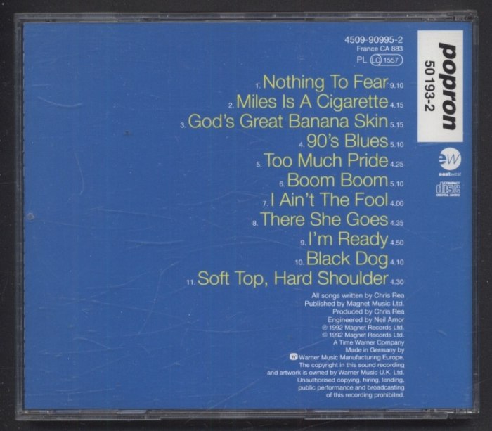 Chris Rea - God's Great Banana Skin (CD)