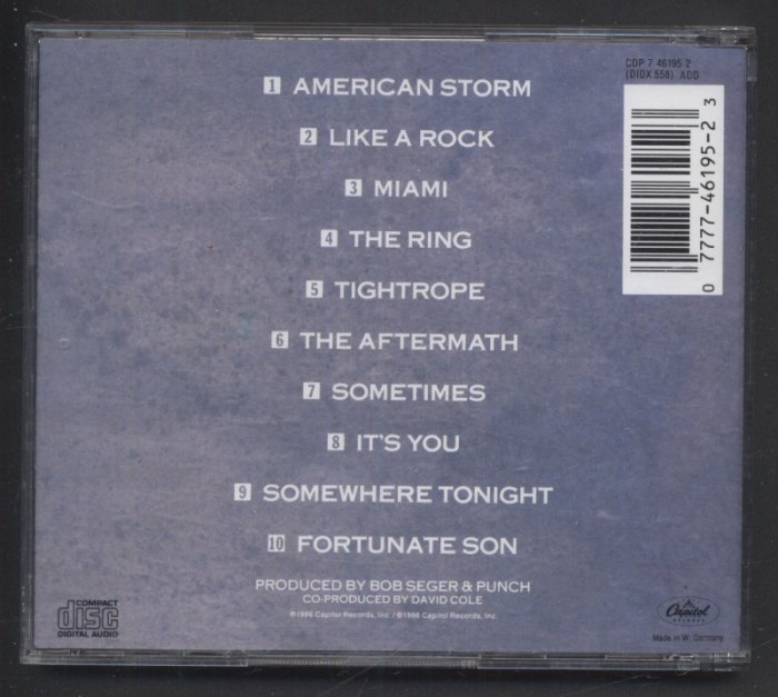 Bob Seger a The Silver Bullet Band - Like A Rock (CD)