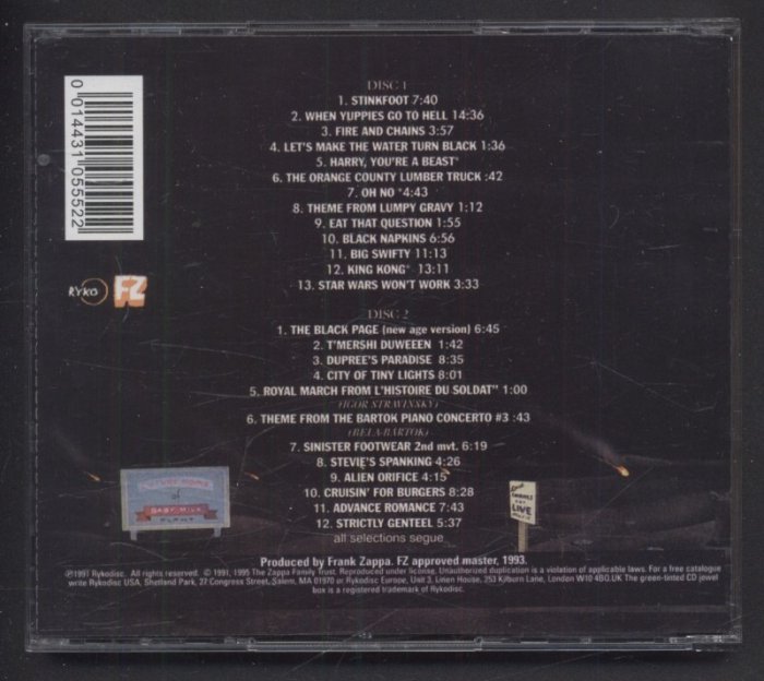 Frank Zappa - Make A Jazz Noise Here (2CD)