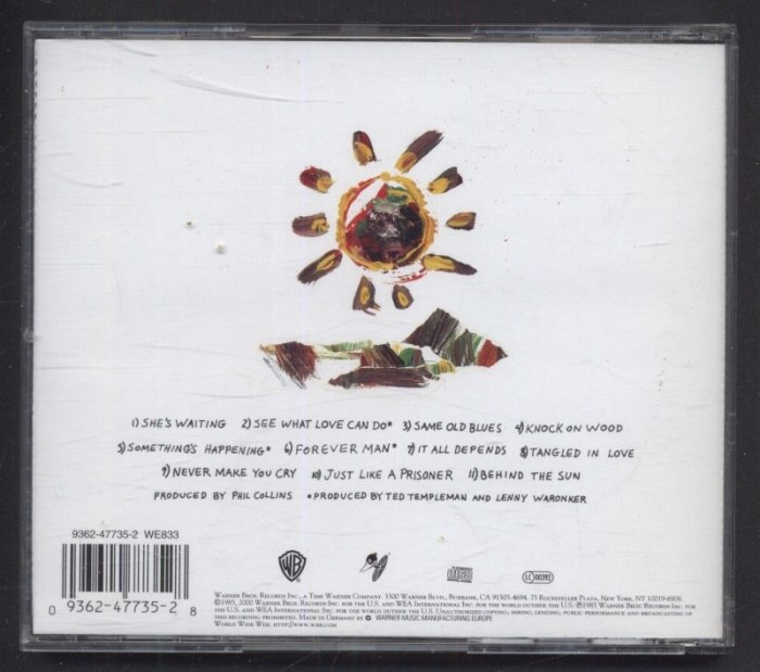 Eric Clapton - Behind The Sun (CD)