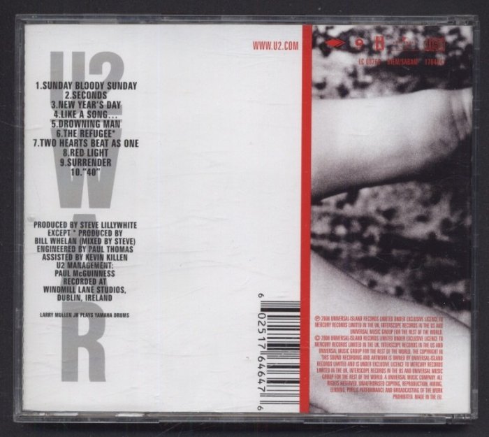 U2 - War (CD)