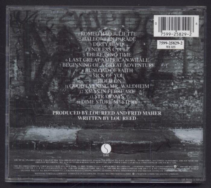 Lou Reed - New York (CD)