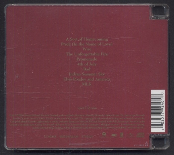 U2 - The Unforgettable Fire (CD)