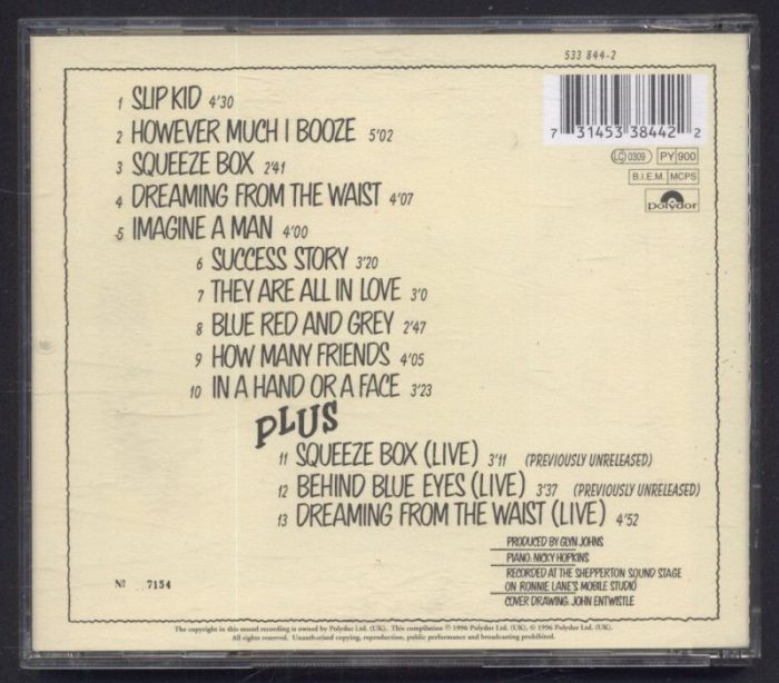 The Who - The Who By Numbers (CD)
