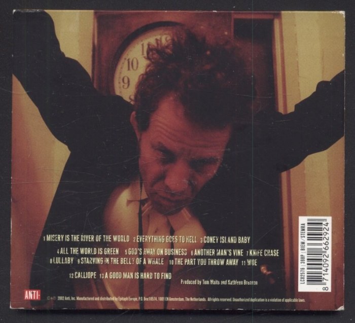 Tom Waits - Blood Money (CD)