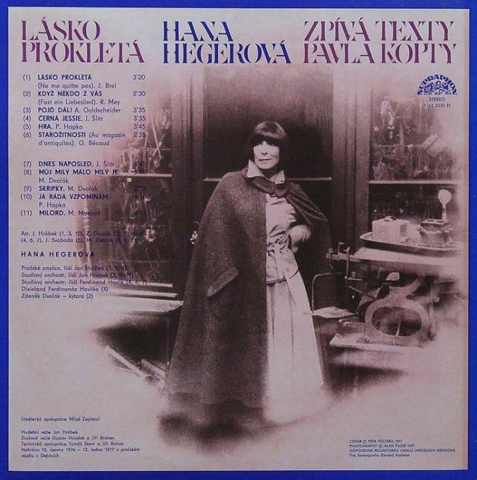 Hana Hegerová - Lásko prokletá (LP)