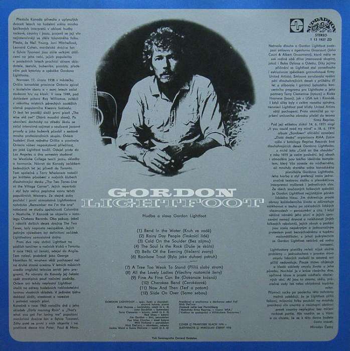 Gordon Lightfoot - Gordon Lightfoot (LP)