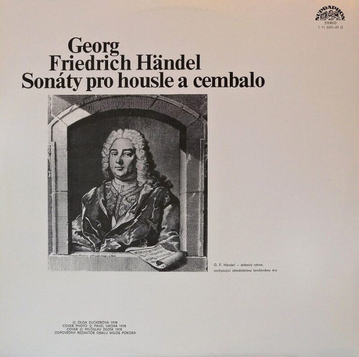 Georg Friedrich Händel - Sonáty pro housle a cembalo (2LP)