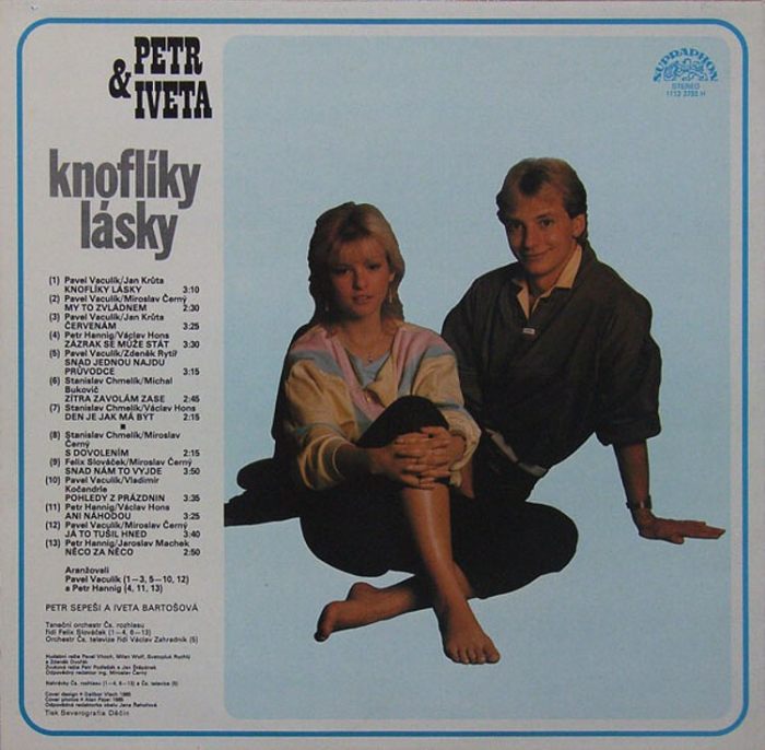 Iveta Bartošová & Petr Sepeši - Knoflíky lásky (LP)