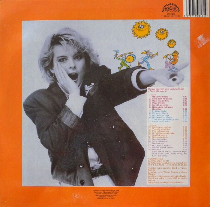 Iveta Bartošová - Zpívání s Ivetou (LP)