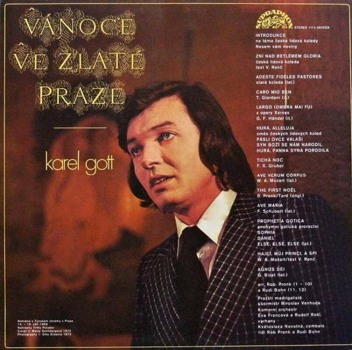 Karel Gott - Vánoce ve zlaté Praze (LP)