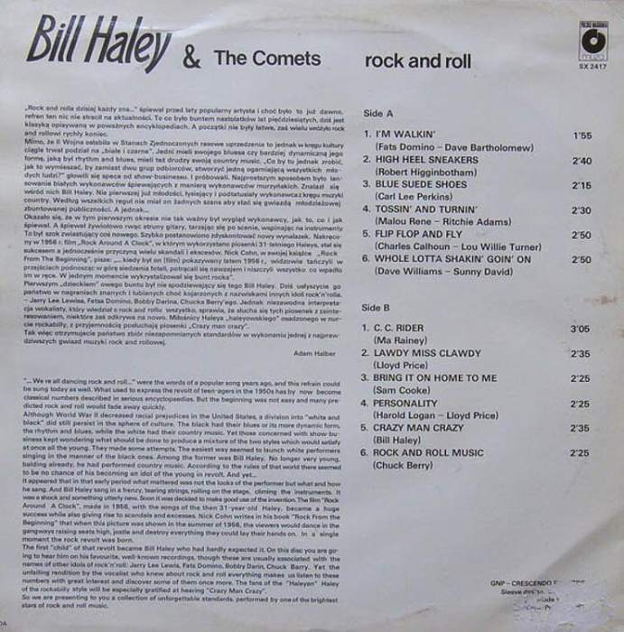 Bill Haley  a  The Comets - Rock and Roll (LP)