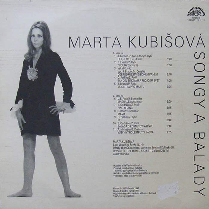 Marta Kubišová - Songy a balady (LP)