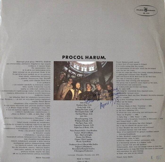 Procol Harum - Procol's Ninth (LP)