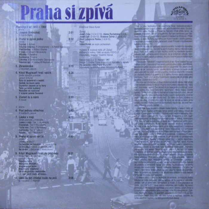 Various Artists - Praha si zpívá (Písničky z let 1955-1965) (LP)