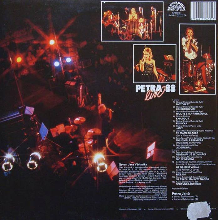 Petra Janů - Petra '88 live (LP)