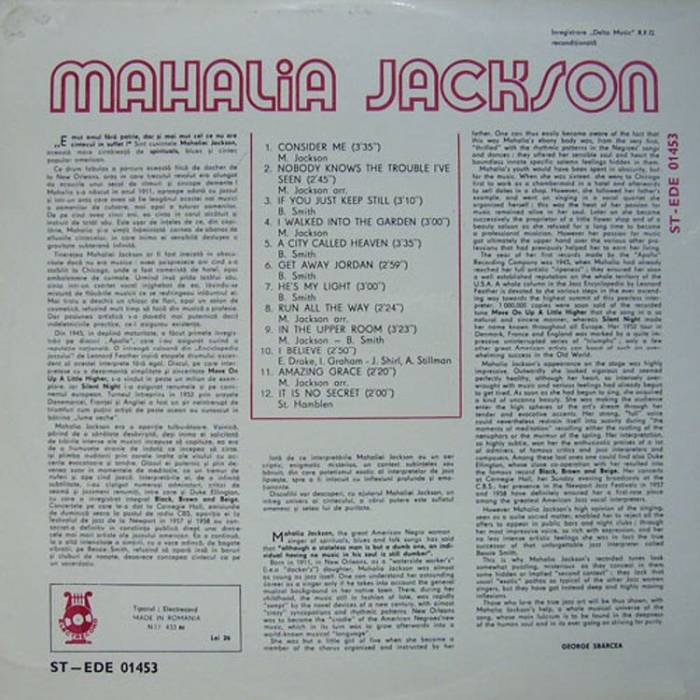 Mahalia Jackson - Mahalia Jackson
