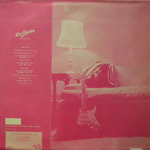 Eric Clapton - Backless (LP)