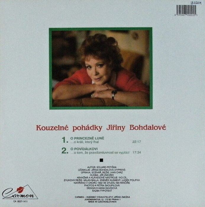 Kouzelné pohádky Jiřiny Bohdalové (LP)