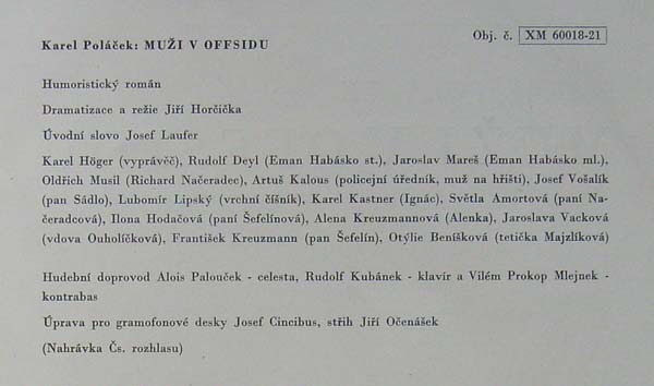 Karel Poláček - Muži v ofsidu