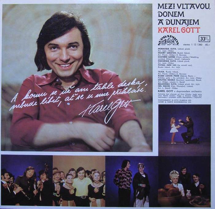 Karel Gott - Mezi Vltavou, Donem a Dunajem (LP)