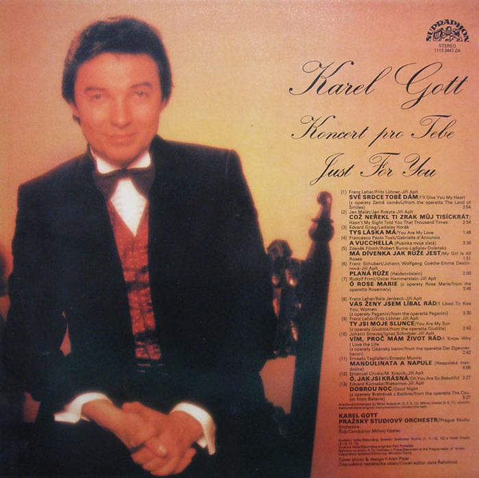 Karel Gott - Koncert pro tebe / Just For You (LP)