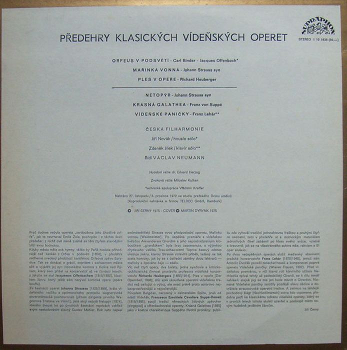 Předehry klasických vídeňských operet