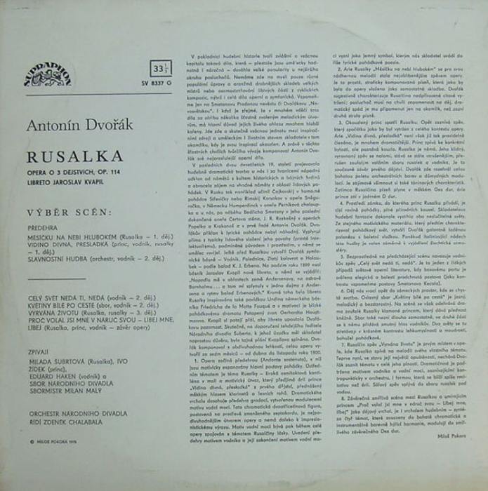Antonín Dvořák - Rusalka