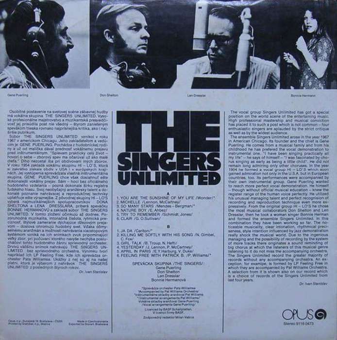 Singers Unlimited, The - The Singers Unlimited