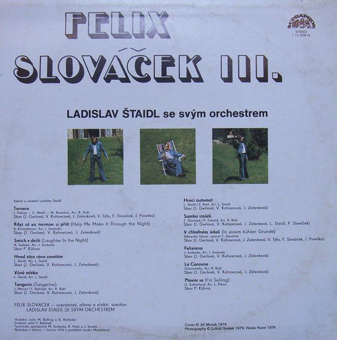 Felix Slováček - Felix Slováček 3 (LP)