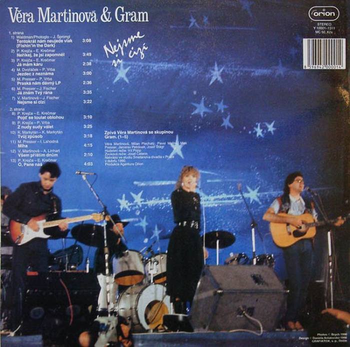 Věra Martinová  a  Gram - Nejsme si cizí (LP)