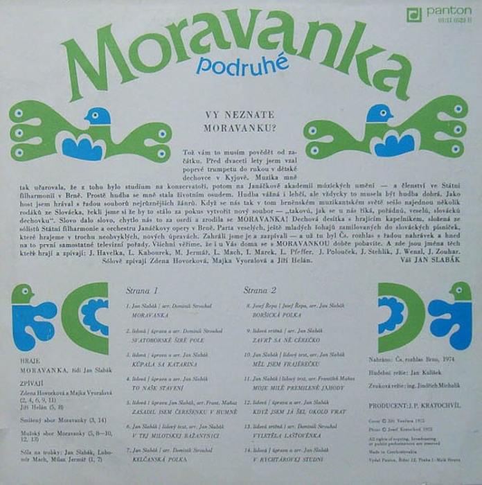 Moravanka Jana Slabáka - Moravanka podruhé