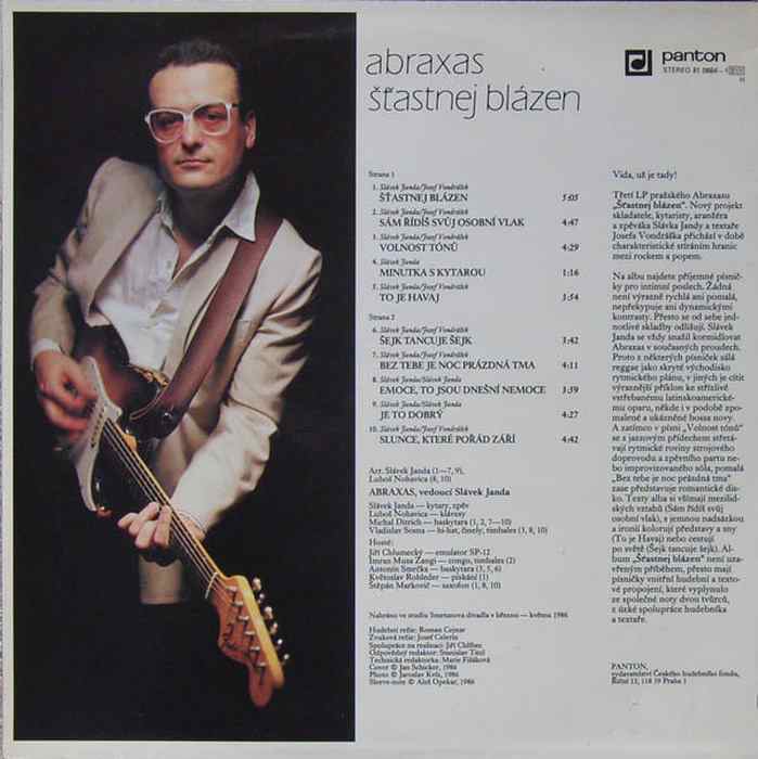 Abraxas - Šťastnej blázen (LP)