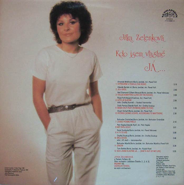 Jitka Zelenková - Kdo jsem vlastně já ... (LP)