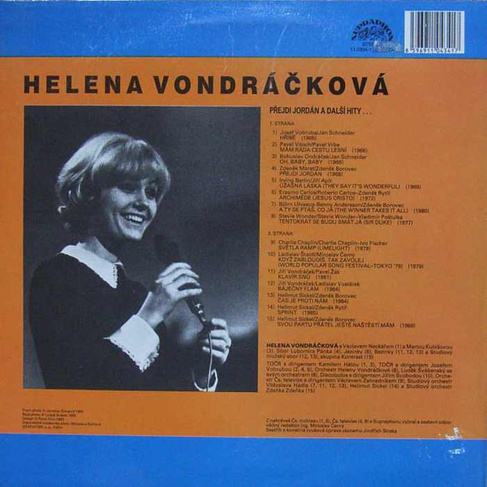 Helena Vondráčková  - Přejdi Jordán a další hity (LP)