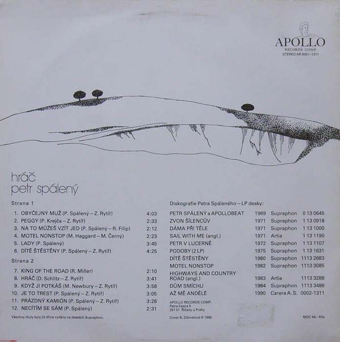 Petr Spálený - Hráč (LP)